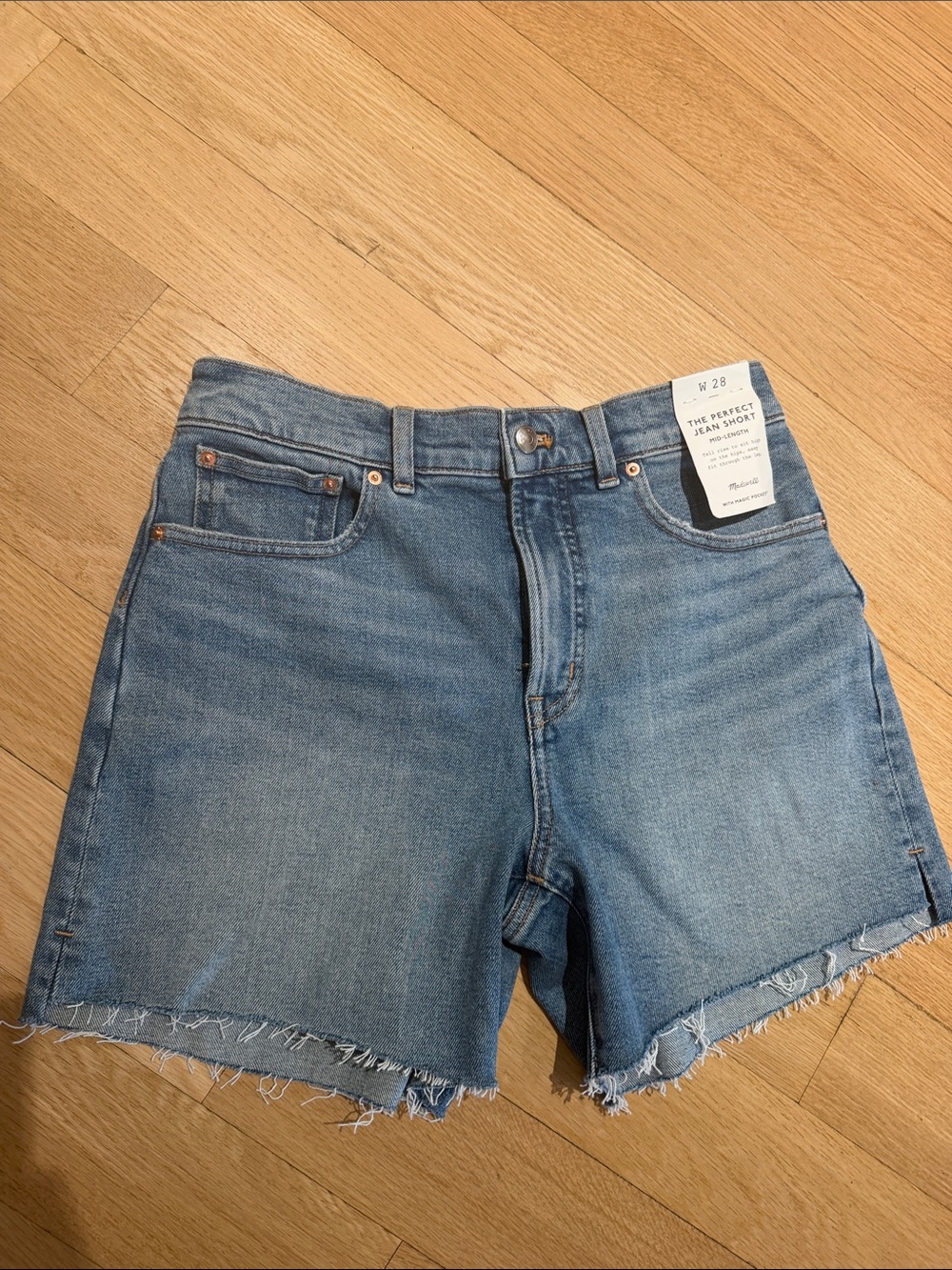 Madewell Perfect Vintage Mid-Length Jean Short